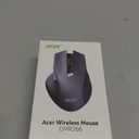 acer Wireless Mouse for Laptop, 2.4GHz Computer Mouse 3 Adjustable DPI Office Cordless USB Mice with USBA Receiver, 6 Buttons, 1600 DPI, Medium to Large Sized Hands Compatible with PC, Laptop, Desktop (Black)