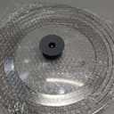 Universal Lid for Pots Pans and Skillets - One Lid Fits All 8.25-12 Inch Pots Frying Pans Skillets Woks, Replacement Pot Lid with Upgraded Heavy Duty Heat Resistant Silicone Handle, Gray