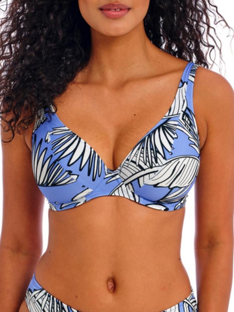 Freya Women's Mali Beach Underwire High Apex Bikini Top (34E, Cornflower)
