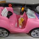 Step2 Whisper Ride II Kids Push Cars, Ride On Car, Seat Belt, Horn, Toddlers Ages 1.5 – 4 Years Old, Max Weight 50 lbs., Quick Storage, Stroller Substitute, Pink, Large