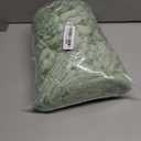 Linecooo Sage Green Fleece Throw Blanket 50”×60” for Couch Sofa Bed, Super Soft Cozy Plush Microfiber Flannel Blanket with Stripes Design Lightweight for Adults, Woman, Girls