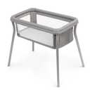 Chicco LullaGo Anywhere SE Portable Bassinet, Lightweight, Space-Saving with Waterproof Mattress and Fitted Sheet, Travel Bassinet for Baby, Clay/Grey