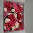 Ling's moment 6pcs Wedding Wrist Corsage Artificial Flowers, Girl/Mother Homecoming Prom Corsages Wristlet Dcor, etc. Hot Pink Magenta