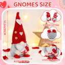 Valentine's Day Gnome Plush,Valentine Couple Plush Gnomes Decorations for Home, Indoor, Office - Valentine Gifts for Her, Wife, Teacher, Girls - Wedding Gift for Husband & Wife