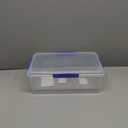 Sistema KLIP IT Food Storage Container, 7 L, Airtight & Stackable, BPA-Free, Clear with Blue Clips