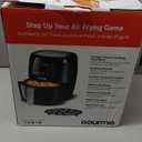 Gourmia Air Fryer - 6 Qt Large Capacity, FryForce 360, Digital Display with 12 Presets, Roast, Bake, Broil, Dehydrate, Dishwasher Safe Accessories, Black