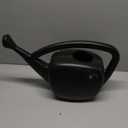 Root & Vessel 2 Gallon Watering Can Outdoor, Made in USA, Large Fill Hole & Long Spout & Handle for Ease of Use, Removable Nozzle, Outdoor & Indoor Use, Black