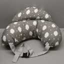 Nursing pillows,Original Nursing Pillow for Breastfeeding-Pioneering Safety Fence- Wider Feeding Pillows