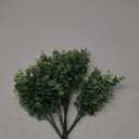5 Bundles Artificial Eucalyptus StemsFaux Greenery Fake Dust Frosted Eucalyptus Branches LeavesFake Plants for Decoration,Sage Green