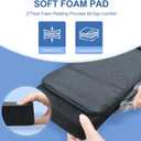 SPRING SEAON Knee Scooter Cushion Pad Cover for Adults Comfortable Plush Soft Cushion for Scooters Knee Walker Accessories for Pain Relief(Gray)