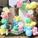 Gold Metal Wedding Arch Backdrop Stands Set of 2 (7.2FT & 6.6FT), Metal Square Balloon Arch Frame for Birthday Party, Ceremony, Baby Shower