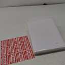500 Sheets Sticker Paper Matte White, 8.5" x 11" Label Paper for Laser & Inkjet Printer, Full Sheet Label for Shipping Address Mailing