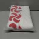 Estmy Cute Christmas Candy 2x3 Throw Rugs Indoor Doormat Non Slip Washable, Holiday Xmas Festive Boho Sweet Colorful Red Scalloped Swirl Small Christmas Area Rugs for Entryway Kitchen Bedroom (24W x 36L)