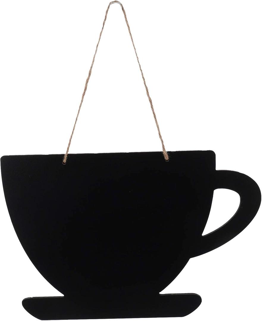 BESPORTBLE Hang-Style Blackboard Message Board - Mini Chalkboard for Home Decor Easy to Hang with Lanyard Ideal for Notifications and Graffiti Art 11.8 X 7.9 X 0.4 Inches