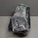 FlyDOIT Black Round Rug for Bedroom, Super Fluffy Circle Rugs for Baby Nursery, 5'X5' Feet Furry Carpet for Children Kids Room, Cute Soft Shaggy Rug for Girls Home Decor, Fuzzy Plush Carpets for Dorm