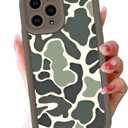 Camo Phone Case for iPhone 13 Pro Max 6.7",Cool Leopard Print Cases Unique Cheetah Tortoise Design Pattern for Men Boys Teens,Brown Soft Shockproof Lens Protection Cover for iPhone 13 Pro Max