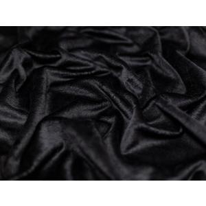 Minerva Crafts Velboa Fur Fleece Fabric Black - per Yard
 -  Width: 150cm / 59"