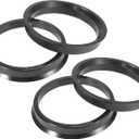 X AUTOHAUX 4pcs Plastic 57.1mm to 65.1mm Car Hub Centric Rings Wheel Bore Center Spacer
