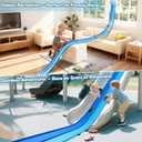 Flex Tracks 15 Ft Starter Set, Flexible Race Track for Kids 3+ with Strong Suction Cups, Flexible Car Track Race Car Ramp Track Compatible with 1/64 Diecast Cars, Portable Rolls Up Race Tracks