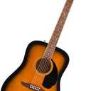 Fender California Debut Redondo Series Acoustic Guitar, Beginner Guitar, 2-Tone Sunburst