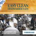Farberware Classic Stainless Steel Frying Pan Set / Fry Pan Set / Stainless Steel Skillet Set - 8.25 Inch and 10 Inch, Silver