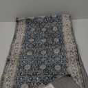 jinchan Runner Rug 2x7 - Machine Washable Dark Blue Vintage Floral Distressed Design Soft Non-Slip Low-Pile Ultra-Thin Runner Rug for Kitchen Hallway Laundry Room Entryway Farmhouse (2x7',Dark Blue)