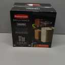 Rubbermaid Brilliance Plastic Food Storage Pantry Baking Set, 3 Containers with Lids (6 Pieces Total), BPA-Free, Clear