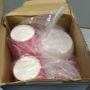 Patelai 48 Pcs 12 oz Disposable Coffee Cups with Lids and Sleeves Bulk, Insulated Hot Chocolate Paper Cup for Hot and Cold Beverage Water Juice Cocoa Tea Party Restaurants Travel Supplies (Dark Pink)
