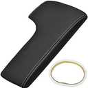 AUTOKAY Leather Center Console Lid Armrest Cover for Lexus IS250 IS350 2014 2015 2016 2017