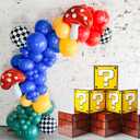6PCS Big Question Brick Party Boxes, Question Brick Boxes and 6 Set Centerpieces for Kids Boys Girls Birthday Party Decorations,Christmas Halloween Classroom Supplies Favors.(11.8 x 11.8 Inch)