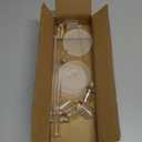 6Pcs Clear Candle Holders Centerpieces for Table, 8.3in/10.2in/12.2in Acrylic Tall Taper Candle Holder, Candlestick Holder Sets for Wedding Christmas Party Event Home Decorations