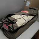 Coleman Queen-Size Airbed Cot Combination, Folding Air Mattress with Steel Frame & Side Table, Battery Pump Included, Great for Camping, Lounging, Elevated Sleeping, Guests, & More