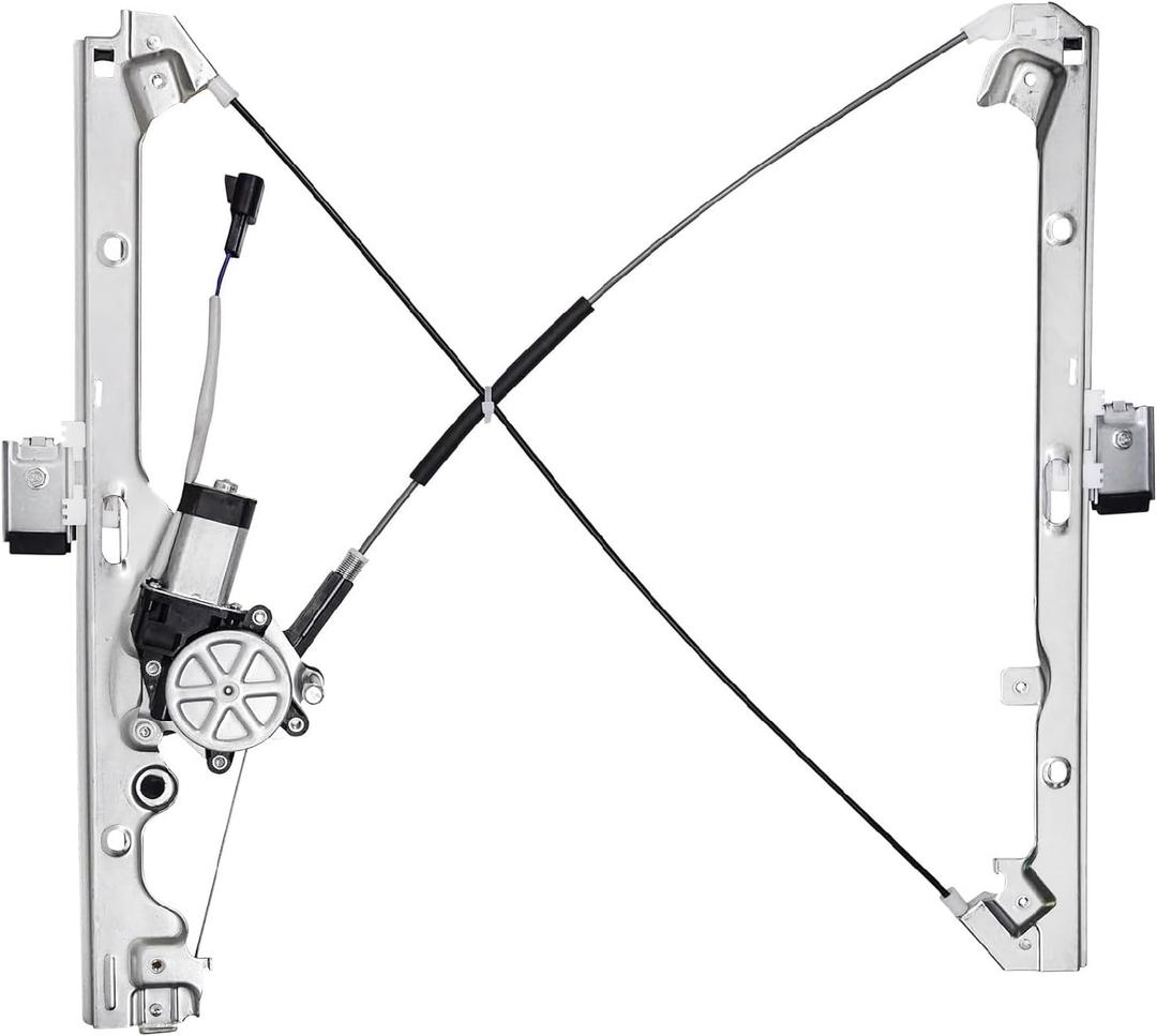 741-644 Front Driver Side Power Window Regulator with Motor Compatible for Chevry Silverado 1500 2500 3500 Tahoe GMC Sierra Yukon XL Cadillac Escalade Pickup SUV 2000-2006