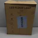 36W LED Tree Floor Lamp, Modern Dimmable Standing Lamp with Remote & Touch Control, 4 Color Temperatures, 3 Rotatable LED Light Floor Lamps for Living Room, Bedroom, Office (Black)