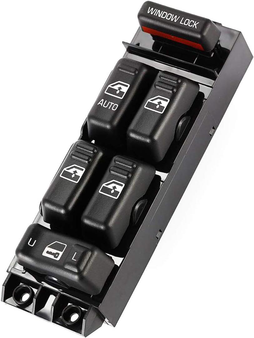 19259961 Power Window Switch Front Driver Side Compatible for 2000-2002 Chevy Silverado 1500HD 2500HD Suburban & 2002 Cadillac Escalade & 2001 GMC Sierra Yukon XL