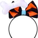 Kids Girls Caveman Costume Historical Stone Age Tutu Dress with Headband Halloween Birthday Party Cosplay Dress up (11-12 Years, Black)