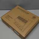 Nekon Mail Organizer with Drawer for Wall, 12"W x 10"H x 3.1"D Mail Sorter Wall Mounted, Wooden Key Holder Wall File Organizer Letter Sorter for Letter Magazines (Black)