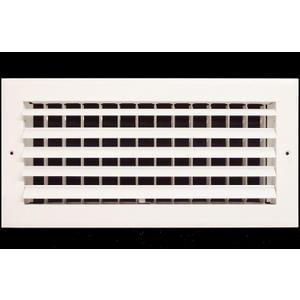 HVAC Premium 14'' x 4'' - 1-Way Air Vent - Adjustable Aluminum Curved Blades - Maximum Air Flow - HVAC Grille