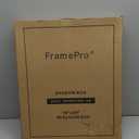 GraduatePro Shadow Box Frame 16x20 Display Case with Linen Back, Plexiglass Window Door with Hinge, Picture Frame Wedding Bouquet Memorabilia Medals Photos Memory Box for Keepsakes Rustic White (16"x20" (40.6x50.8 cm))