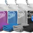Invincible Fitness Microfiber Gym Towel Set Quick-Drying, Odor-Resistant, Ultra-Absorbent Towels for Sports, Fitness, Yoga, and Travel (Pack of 4)