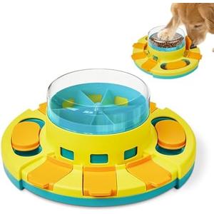 Potaroma Dog Puzzle Toy 2 Levels, Slow Feeder, Pup Food Treat Feeding Dispenser for IQ Training and Entertainment for All Breeds 4.2 Inch Height Potaroma Dog Puzzle Toy 2 Levels, Slow Feeder, Pup Food Treat Feeding Dispenser for IQ Training and Entertainment for All Breeds 4.2 Inch Height