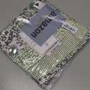 ATOSII Clover Blue 100% Cotton Round Boho Fall Tablecloth, Handblock Floral Table Cloth Linen for Kitchen Dining I Parties Weddings Outdoors Christmas Thanksgiving I 90" Inches Round I 6-8 Seater