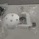 HITTI 10X Magnifier Esthetician Light, 2200 Lumens, Stepless Dimmable, 5 Wheel Rolling Base, LED Lighted Mag Lamp for Lash & Facials, Tattoo, Nail, Crafts, Sewing- White