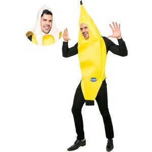 Spooktacular Creations Appealing Banana Costume Adult Deluxe Set for Halloween Dress Up Party and Roleplay Cosplay (Medium)