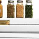madesmart 3-Tier Expandable Spice Rack Organizer, Pantry & Countertop Organizer, 15 Inch Tiered Shelf, Slip-Resistant Design for Jars and Bottles, White