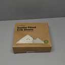 KeaBabies 2-Pack Organic Crib Sheets for Boys, Girls - 52x28 Fitted Crib Mattress Sheet Neutral, Breathable Jersey Cotton Cover for Baby Bed, Toddler Mattress, Soft & Cute Prints (Foxtrot)