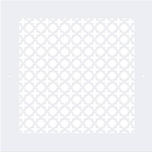 PATIKIL Air Vent Cover Grille for 15.5"x15.5" Duct Opening, Acrylic Glass Decorative Wall Ceiling Hole Cover Register with Screws for Home Ventilation Decor