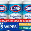 Clorox Disinfecting Wipes Value Pack, Household Essentials, 75 Count, Pack of 3 (Package May Vary)