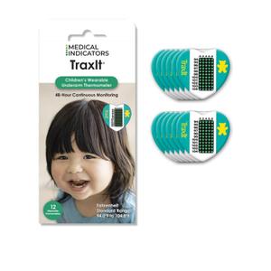 Smart Childrens Axillary Thermometer, Continuous Read, Single-Use Pediatric Thermometers for Kids, Newborn Babies, Toddlers, Infants, Accurate, Disposable Fever Temperature Strips, 12 Pack Smart Childrens Axillary Thermometer, Continuous Read, Single-Use Pediatric Thermometers for Kids, Newborn Babies, Toddlers, Infants, Accurate, Disposable Fever Temperature Strips, 12 Pack
