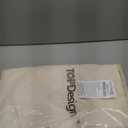 TOPDesign 24-Pack Economical 16"x15" Cotton Tote Bags, Lightweight Medium Reusable Grocery Shopping Cloth Bags, Suitable for DIY, Advertising, Promotion, Gift, Activity (Beige)